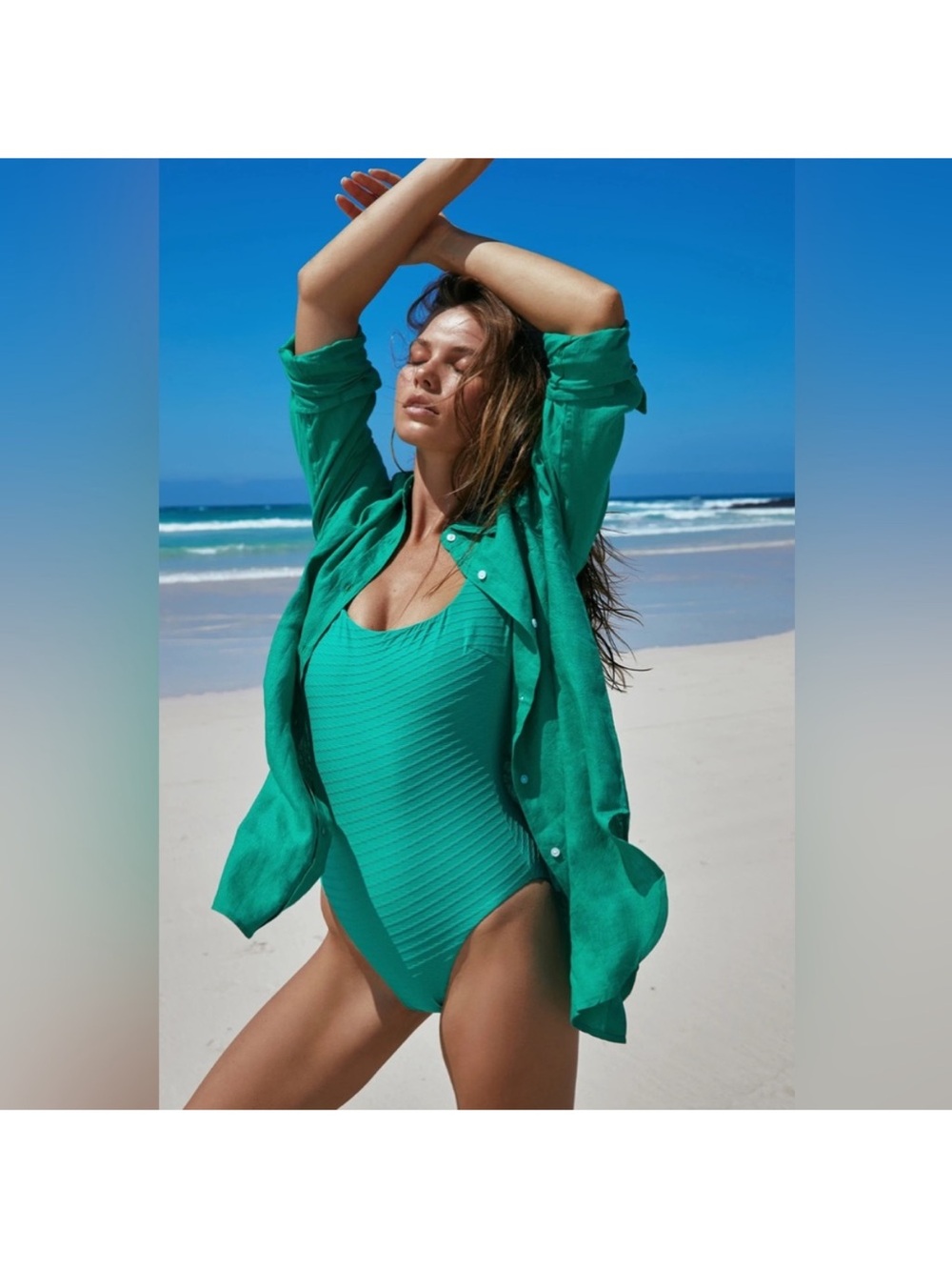 Monday Swimwear Sardinia One Piece Swimsuit Size Large